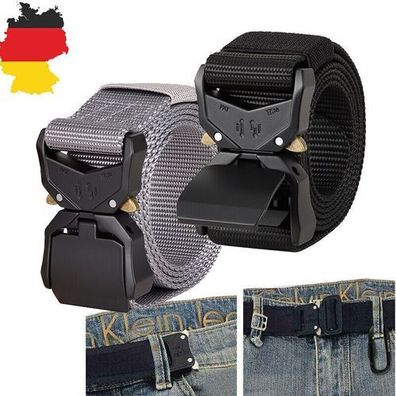 Taktischer Gürtel Militär 125cm - Nylon Schnalle