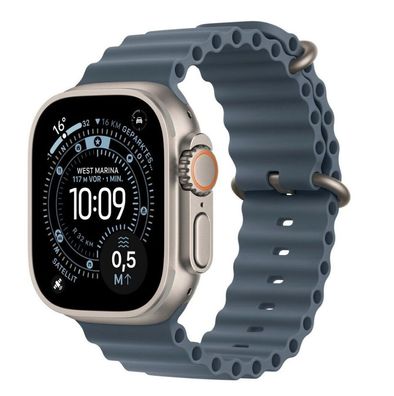 Apple Watch Ultra 3 Titanium Natural Ocean Band Anchor Blue - Kaufen