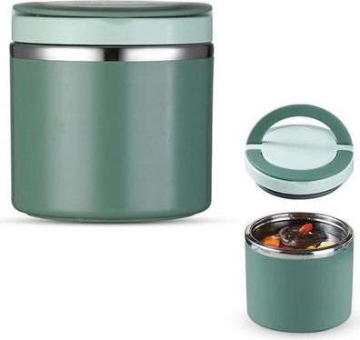 Thermobehälter Essen 1000ml Edelstahl - mit Griff für Kinder