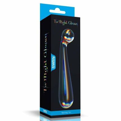 LoveToy Twilight Gleam Glas Dildo Verführerischer Bogen