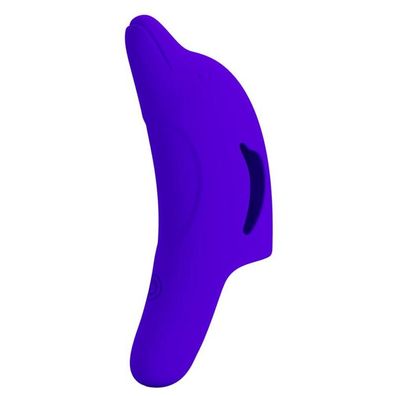 Pretty Love Delphin Vibrierender Finger Vibrator Blau