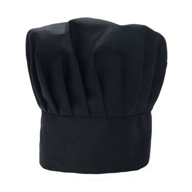 Kochmütze Küche Schwarz - Anti-Haarausfall für Catering