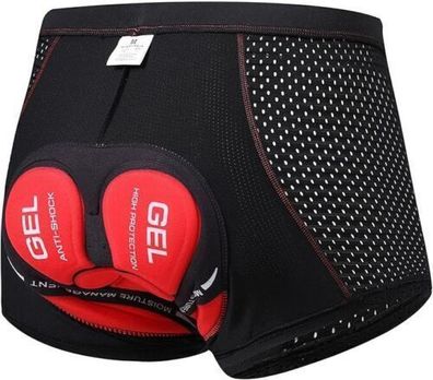 Fahrradhose 5D Gel Gr. L - Sitzpolster Radlerhose Damen & Herren