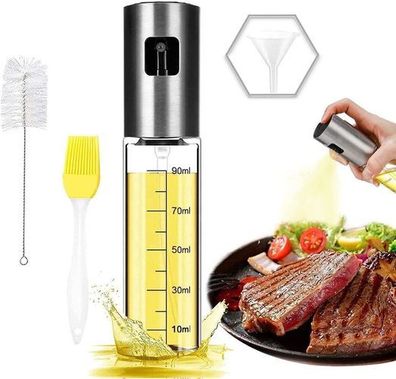 Ölsprüher Flasche 100ml transparent - für Öl & Essig