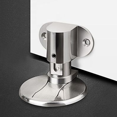 Türstopper Magnet Edelstahl - selbstklebend für Boden