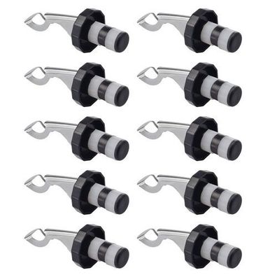 Flaschenverschluss mit Hebel Weiß/Schwarz - Diamantstecker