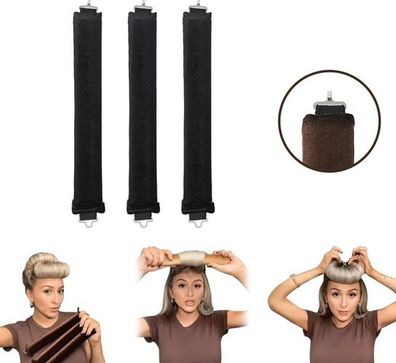 Lockenstab ohne Hitze Schwarz - Heatless Curler