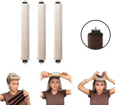 Lockenstab ohne Hitze Beige - Heatless Curler