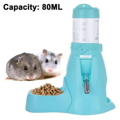 Trinkflasche Kleintiere Blau - für Hamster & Kaninchen