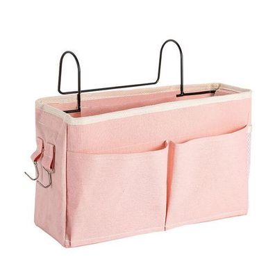 Bett Organizer Hängetasche Rosa - mit Drahtrahmen