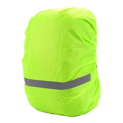 Regenschutz Rucksack Gr. M - wasserdicht mit Reflektoren Grün