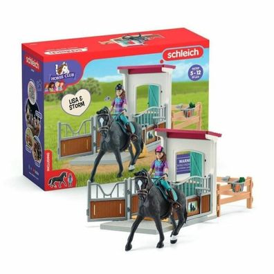 Schleich Horse Club Pferdebox mit Lisa & Storm, Spielfigur