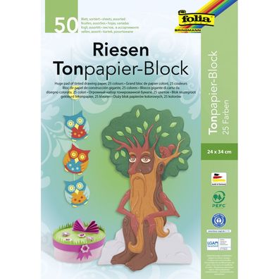 Riesen-Tonpapierblock