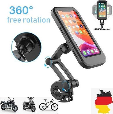 Fahrrad Handyhalterung wasserdicht - Touchscreen bis 7 Zoll