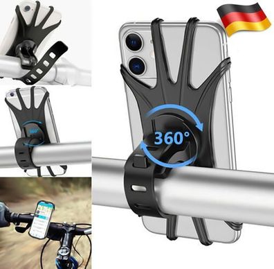 Fahrrad Handyhalterung Silikon 360° - universal Smartphone