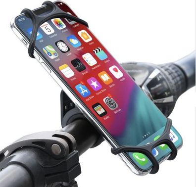 Handyhalterung Fahrrad Silikon - für Motorrad & Lenker