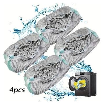 Schuhwaschbeutel Premium 4 Stück - für Waschmaschine