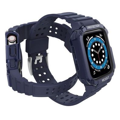 Apple Watch Schutzhülle Band Blau - 45/44/42mm für Serie 3-7/SE