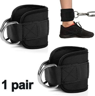 Fußschlaufen Kabelzug 2 Stück - Ankle Straps für Fitness
