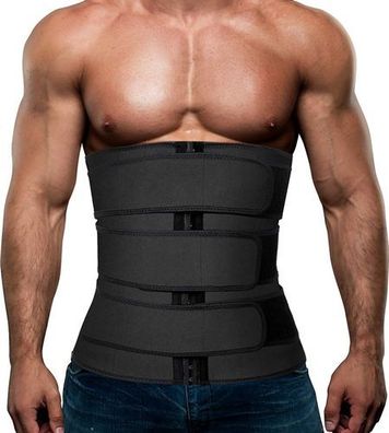 Taillentrainer Herren Neopren Gr. L - Bauchweg Korsett Sauna