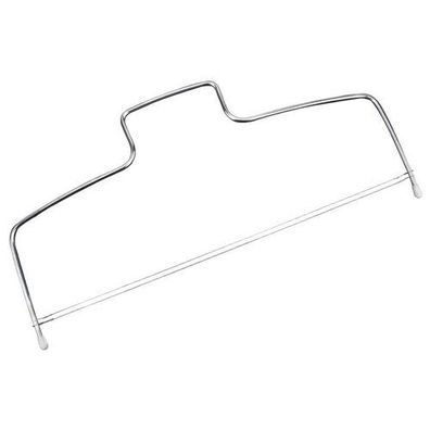 Tortenschneider Edelstahl 2-Draht Silber - höhenverstellbar