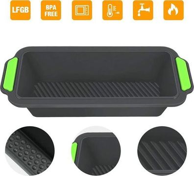 Silikon Toastbrotform zweifarbig - DIY Backform Kastenform
