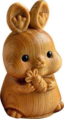 Tierkreis-Tierfigur Holz handgefertigt - Mini Tischdekoration