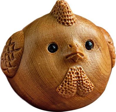 Tierkreis-Tierfigur Holz handgefertigt - Mini Tischdekoration