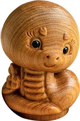 Tierkreis-Tierfigur Holz handgefertigt - Mini Tischdekoration