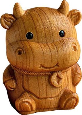 Tierkreis-Tierfigur Holz handgefertigt - Mini Tischdekoration