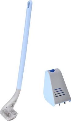 Toilettenbürste Golf hängend Blau - langer Griff ohne tote Ecke