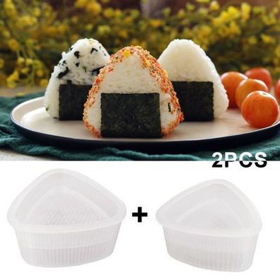 Sushi Form dreieckig 2 Stück - Onigiri Reiskugel Bento