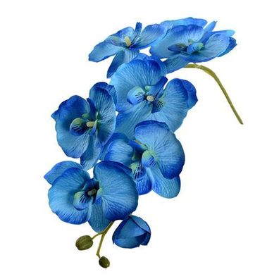 Kunstblume Orchidee Schmetterling Blau - Deko für Hochzeit & Garten
