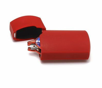 Lesebrille faltbar Rot + 2,0 - tragbare Sehhilfe