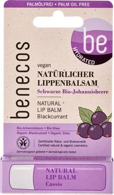 6x benecos benecos Natural Lip Balm Cassis 4,7g