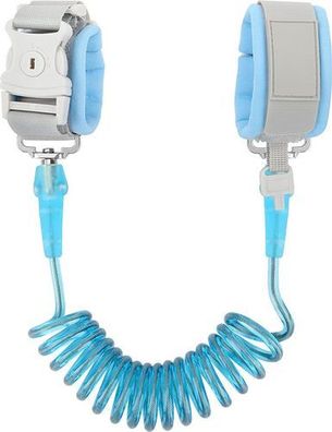 Kinder Anti-Verlust Armband hellblau 1,5m - Sicherheitsgurt