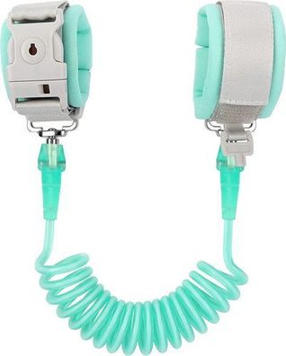 Kinder Anti-Verlust Armband hellgrün 2,5m - Sicherheitsgurt