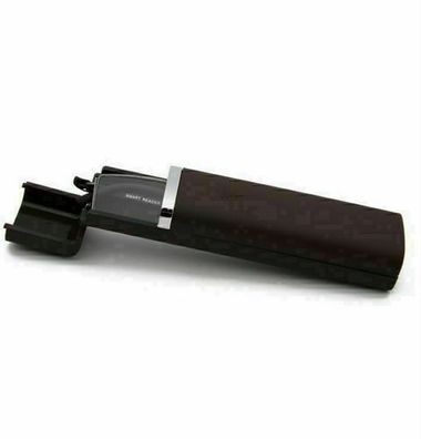 Halbrahmen Lesebrille Schwarz + 2,5 - mit Etui Sehhilfe