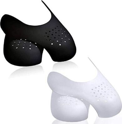 Sneaker-Schuhschutz 2 Paar Schwarz 35-40 - Anti-Knitter TPE