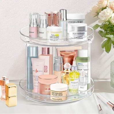 Kosmetik-Organizer 360° drehbar - Schminktisch Aufbewahrung
