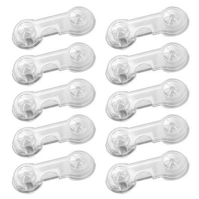 10x Baby Sicherheitsschlösser transparent - Kindersicherung