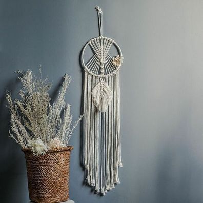 Traumfänger Boho Makramee - Wandbehang Baumwolle Vintage