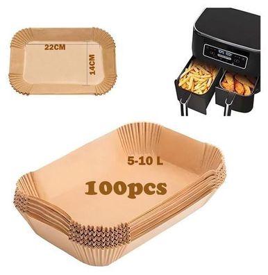 Airfryer Backpapier 100 Stück - für Ninja Princess Dual Zone