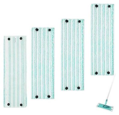 4x Mikrofaser Mopp-Bezug XL - für Leifheit Clean Twist Duo