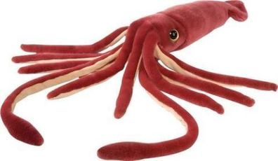 Wild Republic Tintenfisch 50cm Rot-Orange - Plüschtier