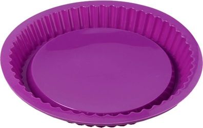 Tarteform Silikon Lila 27cm - Tortenboden Backform Antihaft