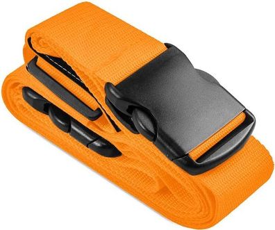 Koffergurt Nylon Orange - Gepäckband gegen Öffnen
