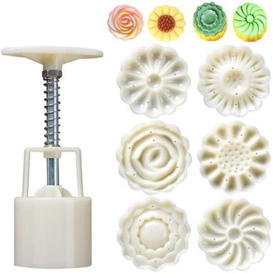 3D Mondkuchen-Form 6tlg - Ausstechformen Edelstahl