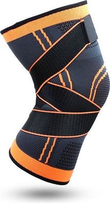 Kniebandage Patella Gr. XXL Orange - Stabilisator Gelpolster