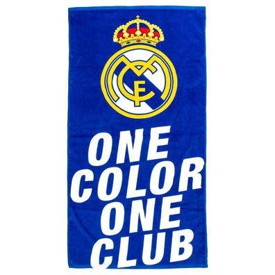 Real Madrid Badetuch Strandtuch 140x70 cm Baumwolle Handtuch für Fitness, Sport